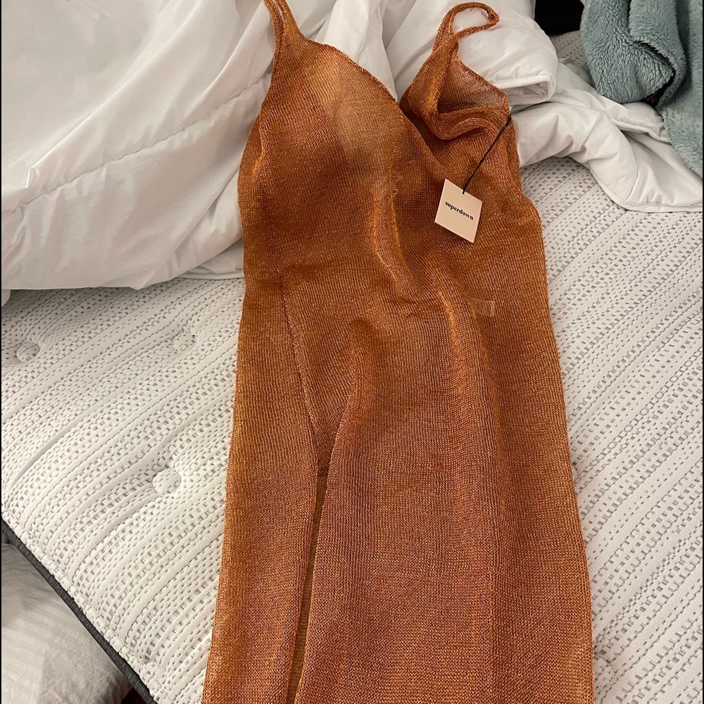 Superdown pool cover up brand NEW with tags never worn to ankles with slit